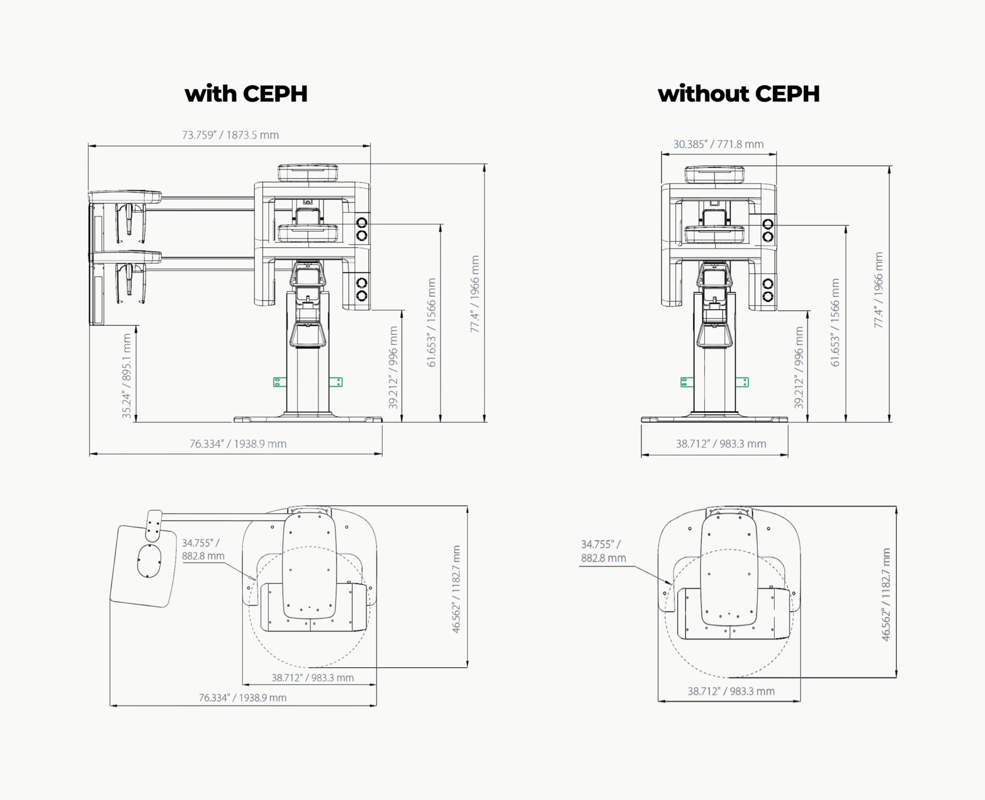 Vatech A9 Web [Dimension preview]